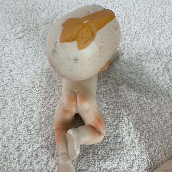 Kewpie Doll Figurines Set Of 3 Naked Baby Bisque - Picture 6 of 16